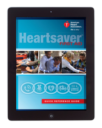 cover image of Heartsaver® First Aid Digital Quick Reference Guide