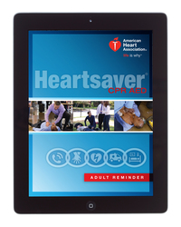 cover image of Heartsaver® Adult CPR AED Digital Reminder Card
