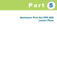 cover image of Heartsaver® First Aid CPR AED Printable Lessons Plans