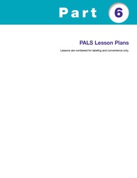 cover image of PALS Printable Lesson Plans