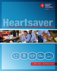 cover image of Libro del instructor de Heartsaver® RCP, DEA y primeros auxilios en versión electrónica