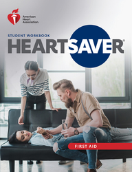cover image of Heartsaver® First Aid Student Workbook eBook