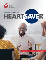 cover image of Libro del instructor del curso Heartsaver® primeros auxilios, RCP y DEA en versión electrónica