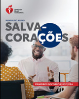 cover image of eBook do Manual do aluno de Primeiros Socorros e RCP com DEA do Salva-Corações