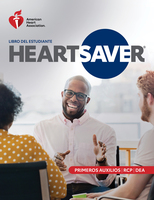 cover image of Libro del estudiante del curso Heartsaver® primeros auxilios, RCP y DEA en versión electrónica