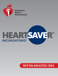 cover image of Tarjeta de recordatorio digital del curso Heartsaver RCP y DEA en adultos