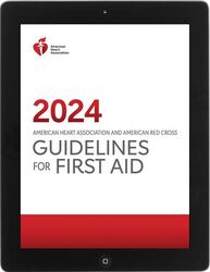 cover image of 2024 Guidelines for First Aid eBook; Status Newly added