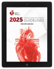 cover image of 2025 AHA Guidelines for CPR and ECC eBook; Status Newly added