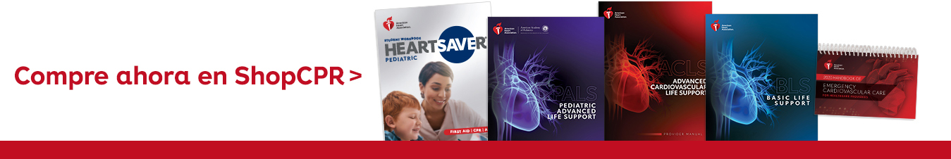 Página de inicio de la tienda de libros electrónicos de la American Heart  Association